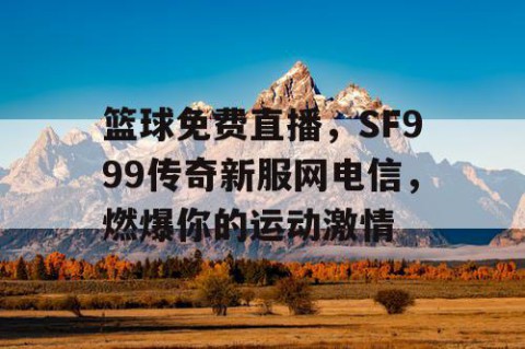 篮球免费直播，SF999传奇新服网电信，燃爆你的运动激情