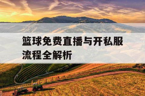 篮球免费直播与开私服流程全解析
