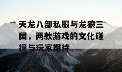 天龙八部私服与龙狼三国，两款游戏的文化碰撞与玩家期待
