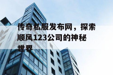 传奇私服发布网，探索顺风123公司的神秘世界