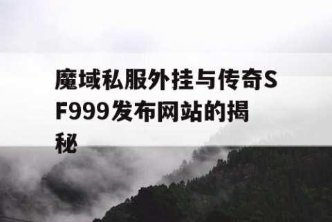 魔域私服外挂与传奇SF999发布网站的揭秘