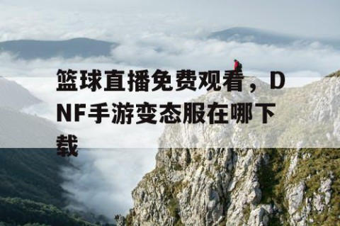 篮球直播免费观看,DNF手游变态服在哪下载