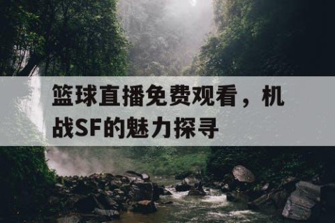 篮球直播免费观看，机战SF的魅力探寻