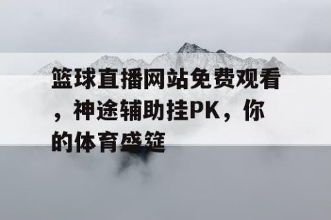 篮球直播网站免费观看，神途辅助挂PK，你的体育盛筵