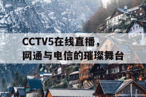 CCTV5在线直播，网通与电信的璀璨舞台