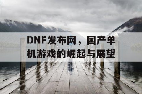 DNF发布网，国产单机游戏的崛起与展望