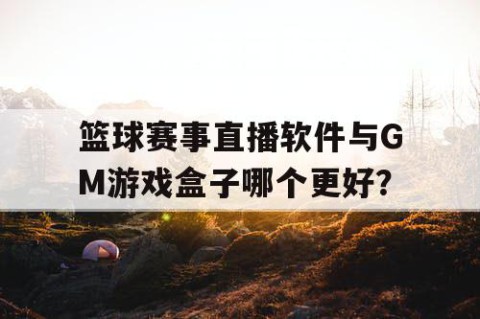 篮球赛事直播软件与GM游戏盒子哪个更好?