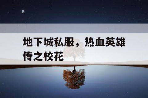 地下城私服，热血英雄传之校花