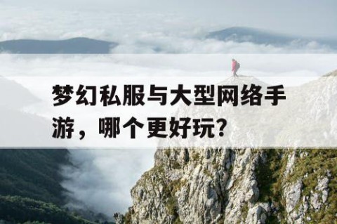 梦幻私服与大型网络手游，哪个更好玩？