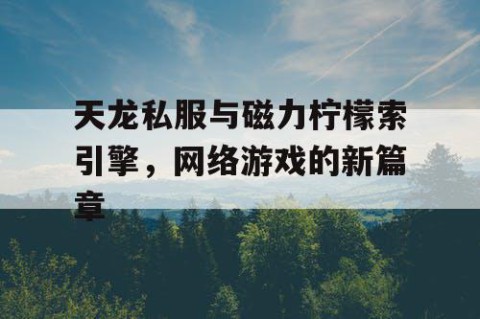 天龙私服与磁力柠檬索引擎，网络游戏的新篇章