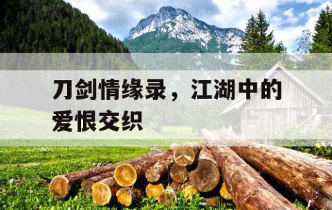 刀剑情缘录，江湖中的爱恨交织