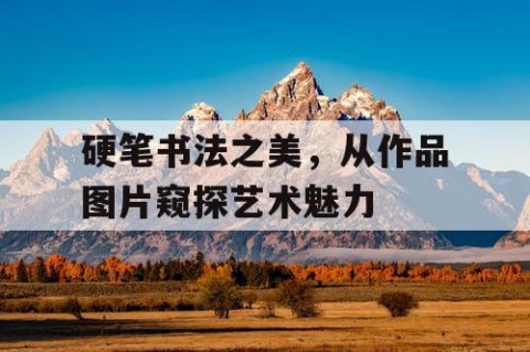 硬笔书法之美，从作品图片窥探艺术魅力