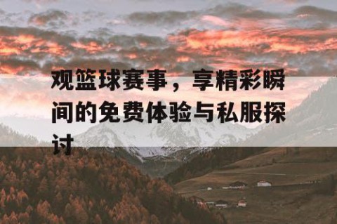 观篮球赛事，享精彩瞬间的免费体验与私服探讨
