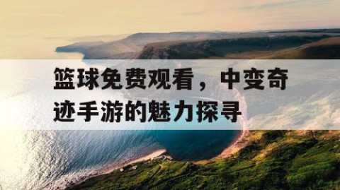篮球免费观看,中变奇迹手游的魅力探寻