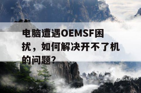 电脑遭遇OEMSF困扰，如何解决开不了机的问题？