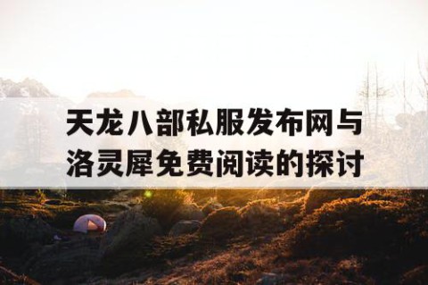 天龙八部私服发布网与洛灵犀免费阅读的探讨