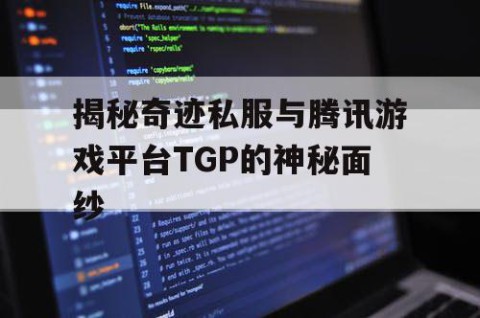 揭秘奇迹私服与腾讯游戏平台TGP的神秘面纱