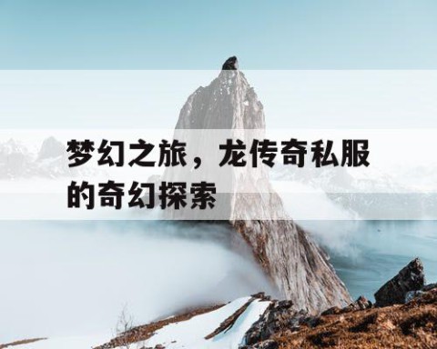 梦幻之旅，龙传奇私服的奇幻探索