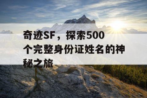 奇迹SF，探索500个完整身份证姓名的神秘之旅