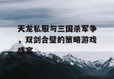 天龙私服与三国杀军争，双剑合璧的策略游戏盛宴