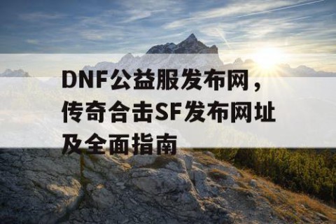 DNF公益服发布网，传奇合击SF发布网址及全面指南