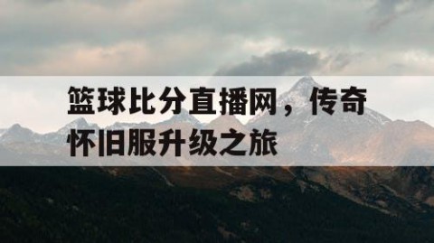 篮球比分直播网，传奇怀旧服升级之旅
