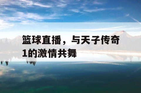 篮球直播,与天子传奇1的激情共舞