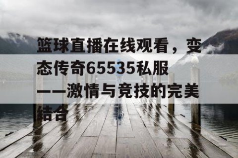 篮球直播在线观看,变态传奇65535私服——激情与竞技的完美结合