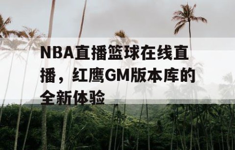 NBA直播篮球在线直播,红鹰GM版本库的全新体验