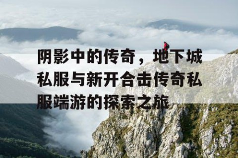 阴影中的传奇，地下城私服与新开合击传奇私服端游的探索之旅