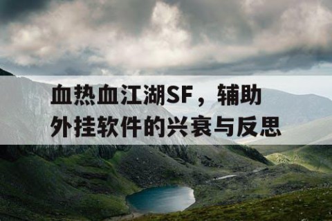 血热血江湖SF，辅助外挂软件的兴衰与反思