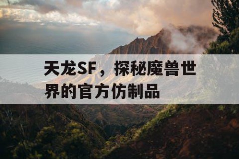 天龙SF，探秘魔兽世界的官方仿制品