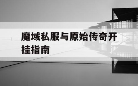 魔域私服与原始传奇开挂指南