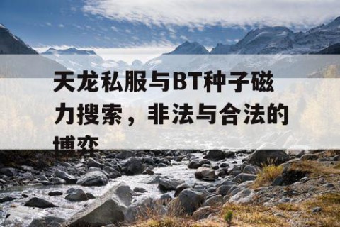 天龙私服与BT种子磁力搜索，非法与合法的博弈