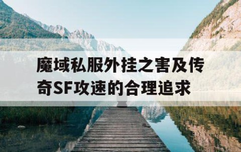 魔域私服外挂之害及传奇SF攻速的合理追求