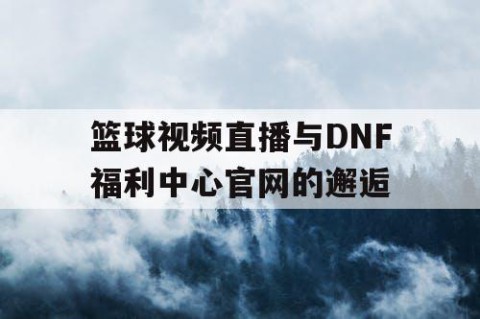 篮球视频直播与DNF福利中心官网的邂逅