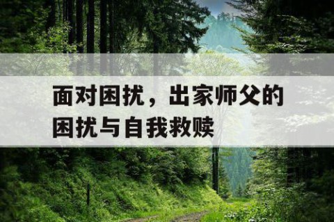 面对困扰，出家师父的困扰与自我救赎