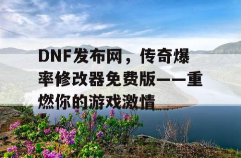 DNF发布网，传奇爆率修改器免费版——重燃你的游戏激情