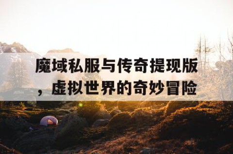 魔域私服与传奇提现版，虚拟世界的奇妙冒险