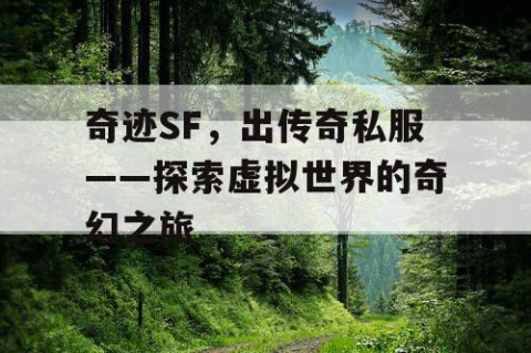 奇迹SF，出传奇私服——探索虚拟世界的奇幻之旅