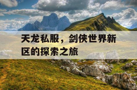 天龙私服，剑侠世界新区的探索之旅