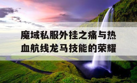 魔域私服外挂之痛与热血航线龙马技能的荣耀