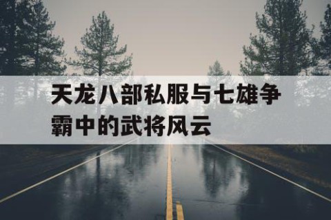 天龙八部私服与七雄争霸中的武将风云