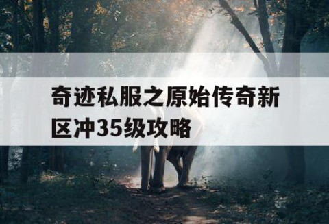奇迹私服之原始传奇新区冲35级攻略