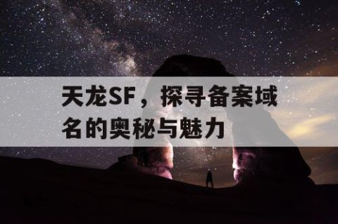 天龙SF，探寻备案域名的奥秘与魅力