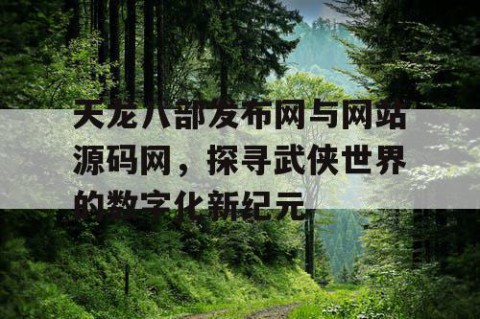 天龙八部发布网与网站源码网，探寻武侠世界的数字化新纪元