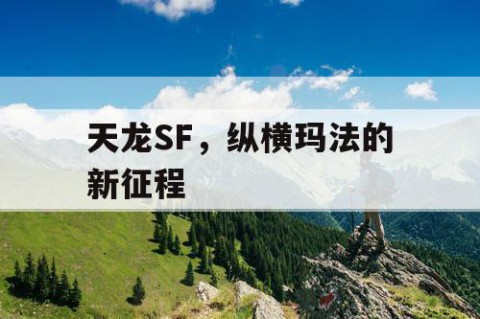 天龙SF，纵横玛法的新征程