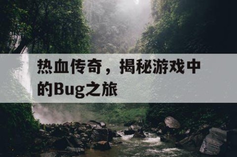 热血传奇，揭秘游戏中的Bug之旅