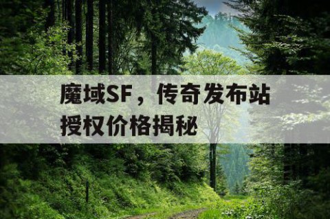 魔域SF，传奇发布站授权价格揭秘