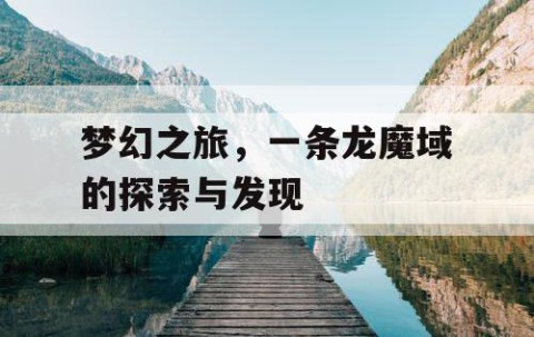 梦幻之旅，一条龙魔域的探索与发现